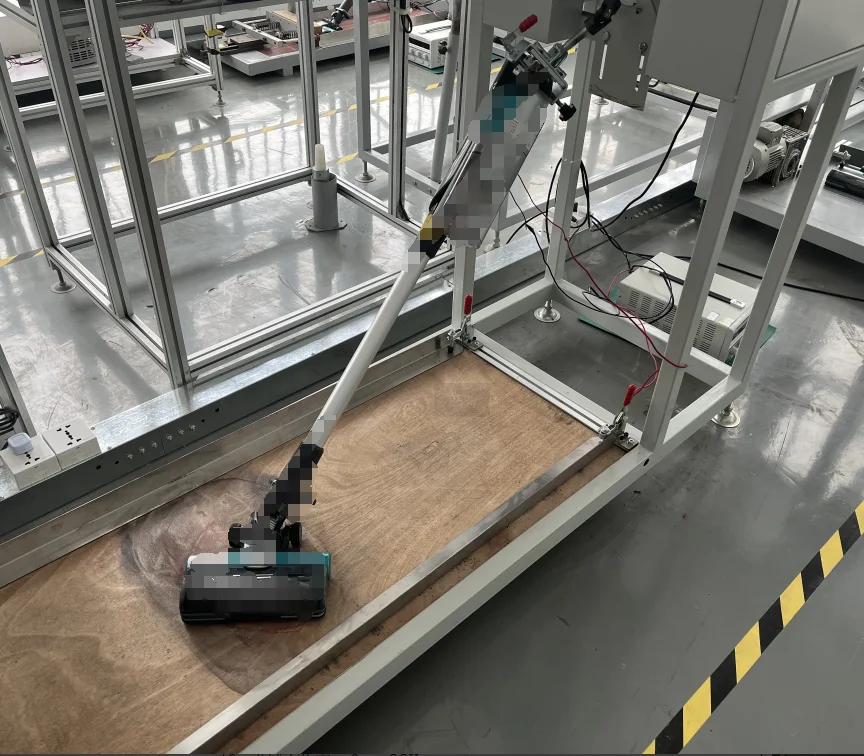 Floor brush torsion test